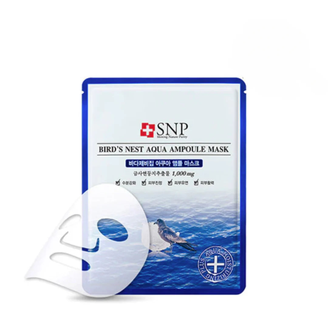 SNP Bird's Nest Aqua Ampoule Mask Ver.7 10EA