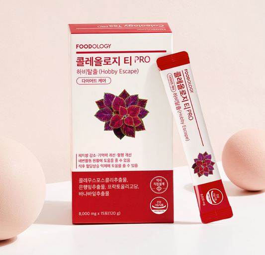 FOODOLOGY Coleology Tea Pro Hobby Escape 8,000mg x 15 Sticks (15-day supply) **Confirming if it's the latest model