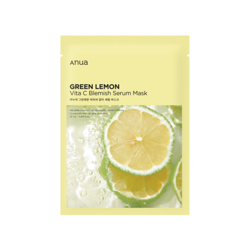 Anua Green Lemon Vita C Blemish Serum Mask (25ml*1ea)