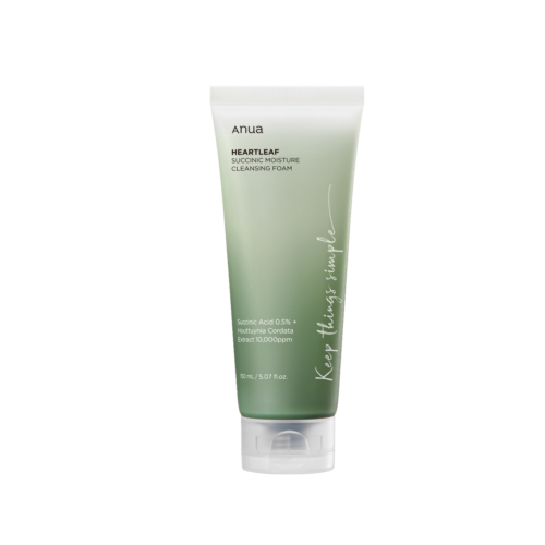 Anua Heartleaf Succinic Moisture Cleansing Foam 150ml