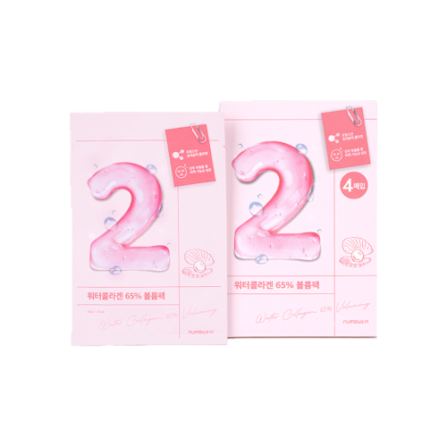 NUMBUZIN No.2 Water Collagen 65% Voluming Sheet Mask (27g*4ea)