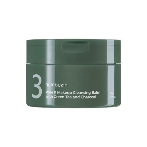 NUMBUZIN No.3 Pore & Makeup Cleansing Balm With Green Tea And Charcoal 85g