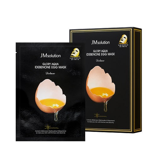 JM SOLUTION Glory Aqua Idebenone Egg Mask Deluxe (30ml*10ea)
