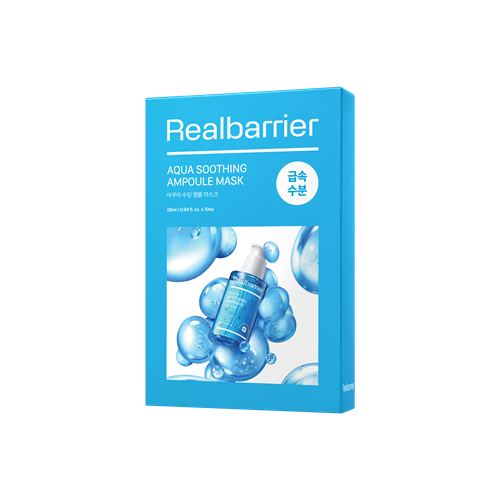 REAL BARRIER Aqua Soothing Ampoule Mask (28ml*10ea)