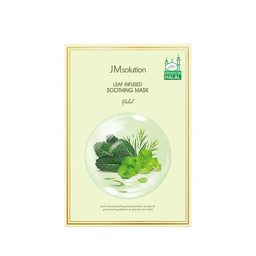 JM SOLUTION Leaf Infused Soothing Mask Halal (30ml*10ea)