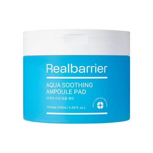 REAL BARRIER Aqua Soothing Ampoule Pad (70ea)130ml