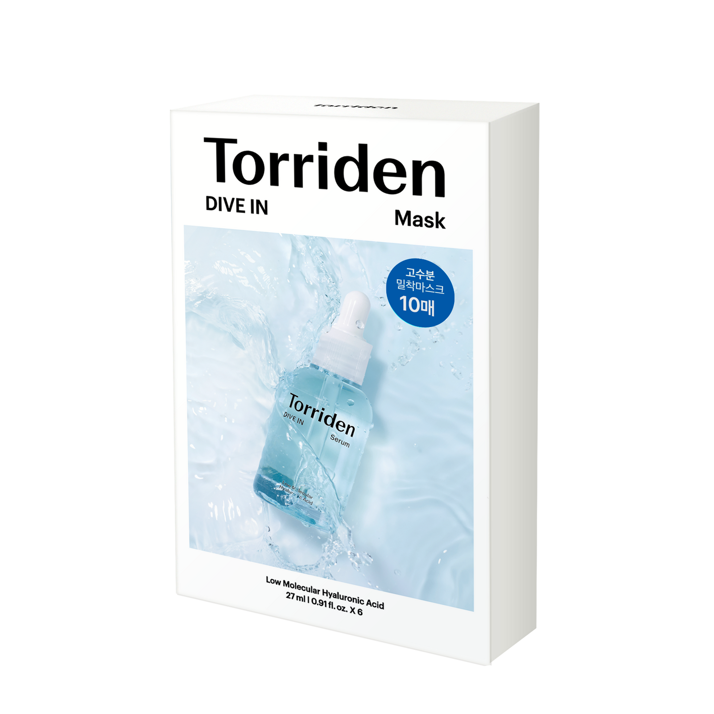 Torriden DIVE-IN Low Molecular Hyaluronic Acid Mask Pack 10ea