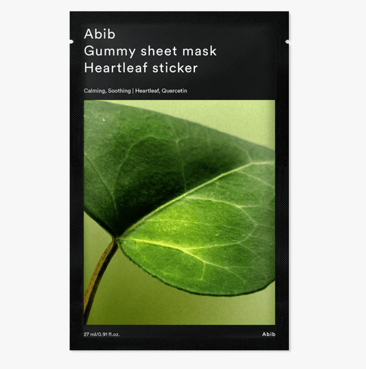 Abib Gummy sheet mask Heartleaf sticker (10pcs)