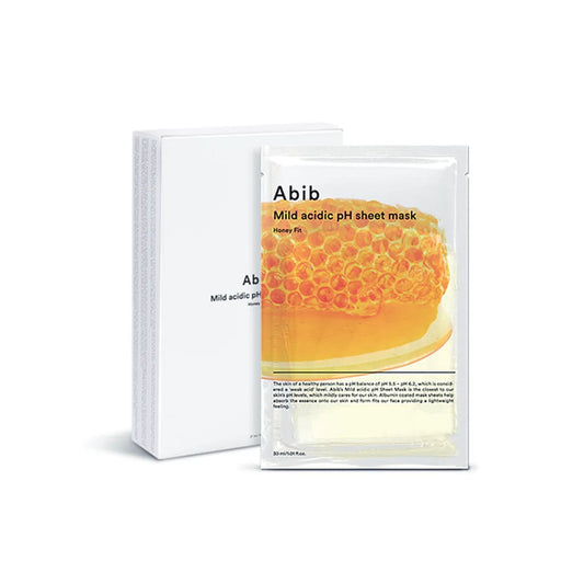 Abib Mild acidic pH sheet mask Honey fit (10pcs)